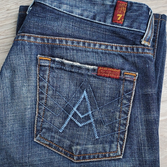 7 For All Mankind A Pocket Bootcut - Made in USA Jeans 🇺🇲 - Picture 2 of 10